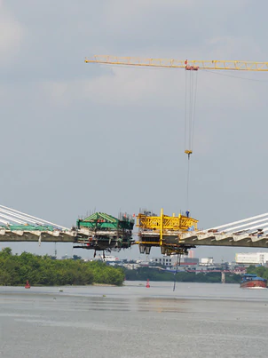 Cận cảnh cây cầu rộng nhất Hải Phòng trước ngày hợp long