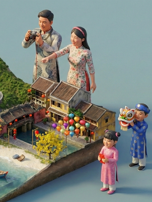 Infographic thời tiết mùng 3 Tết Bính Ngọ