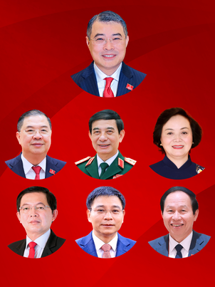 Chân dung Thủ tướng, các Phó thủ tướng, Bộ trưởng, thành viên Chính phủ khóa mới