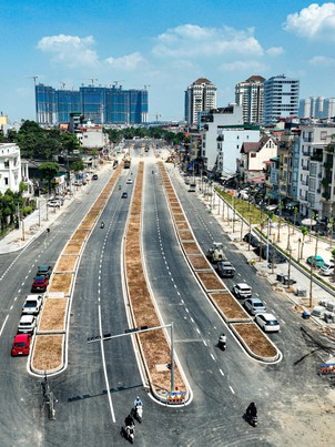 Cận cảnh đường vành đai 2,5 đi qua loạt khu đô thị ở Hà Nội sắp thông xe kỹ thuật