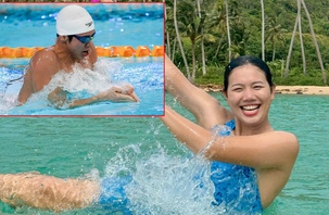 Ánh Viên viết 'tâm thư' mừng em trai chạm tay HCV SEA Games 33
