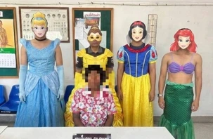 Cảnh sát Thái Lan cosplay 'công chúa Disney' để bắt tội phạm