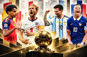 Đêm nay trao Quả bóng vàng 2026: Messi đấu Yamal, Kane và Mbappe