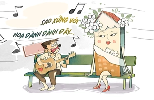 Thu nhập thấp sao xứng với hoa dành dành