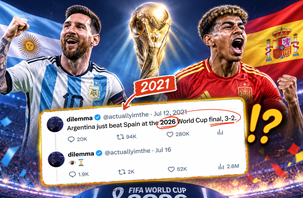 Choáng: Dự đoán Argentina thắng Tây Ban Nha ở World Cup 2026 từ năm 2021