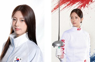 Nữ VĐV đấu kiếm Hàn Quốc gây sốt Asiad vì đẹp như nhân vật AI