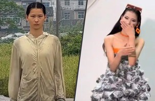 Cô gái nhặt rác trở thành người mẫu nổi bật trên sàn diễn