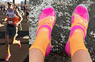 Thông điệp ý nghĩa của nam runner chạy marathon bằng giày cao gót