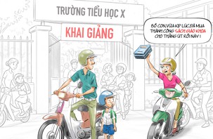 Hậu khai giảng, sách giáo khoa vẫn 'chơi trốn tìm' với phụ huynh