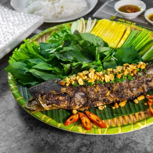 Cá lóc nướng trui