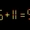 Thử tài IQ: Di chuyển một que diêm để 6+11=5 thành phép tính đúng
