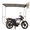 Xe máy điện độc đáo chạy 50km chỉ với gió và mặt trời, sạc đầy pin được 120km