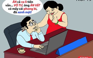 Họ nhận hối lộ cả vali tiền chả sao, ông ăn mấy cái phong bì đã xanh mặt