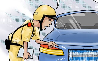 Biển số xe quay như chong chóng