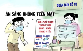 Ăn sáng không dùng tiền mặt