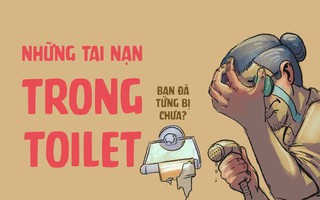 Những tai nạn hi hữu trong toilet - Có thể bạn đã từng gặp