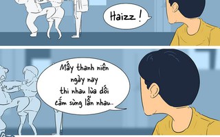 Tội nghiệp thanh niên bị cắm sừng