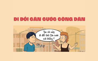Thằng Vàng đi đổi căn cước công dân mẫu mới