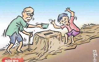 Trẻ em cũng phải đóng tiền làm đường nông thôn mới vì 'còn đi tới 70 - 80 năm nữa'