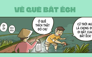 Về quê bắt ếch vẫn nhớ về thành phố