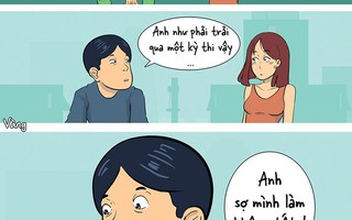 Mỗi lần gặp crush là một kỳ thi cân não