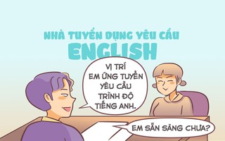 Nhà tuyển dụng ngỡ ngàng với trình độ tiếng Anh của cô gái trẻ