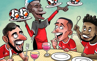 Đầu bếp Pogba mang lại bữa tiệc thịnh soạn cho MU