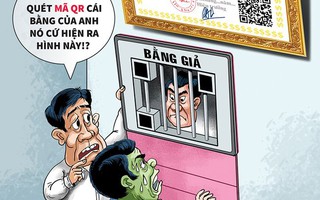 Nhìn thấy tương lai từ tấm bằng giả