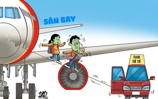 Taxi sân bay, tuy gần mà xa