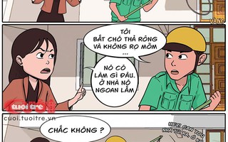 Chó nhà tôi ngoan lắm!