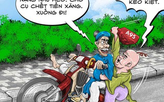 Xã Xệ, Lý Toét mâu thuẫn khi giá xăng hơn 32 ngàn đồng