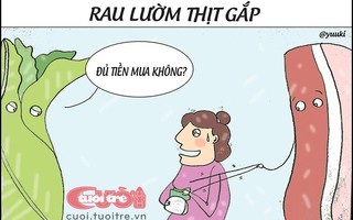 Rau lườm thịt gắp