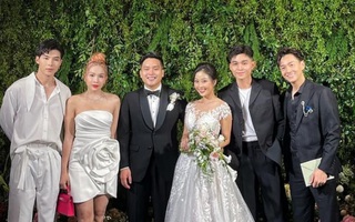 Ngô Kiến Huy, Jun Phạm 'chạy show' dự đám cưới Diệu Nhi, Liêu Hà Trinh