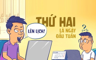 Nhân viên gương mẫu lên lịch làm việc nguyên tháng