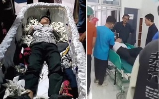 Người đàn ông giả chết trong quan tài để trốn nợ bị 'bể sô'