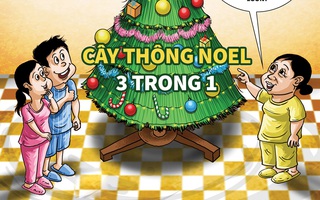 Cây thông Noel '3 trong 1'