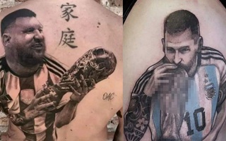 Fan đua nhau xăm hình Messi sau World Cup: Đẹp - xấu còn tùy... duyên phận?!
