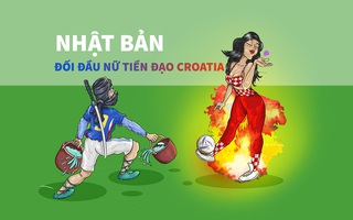 Nhật - Croatia: Ưu tiên kiềm chế nữ 'tiền đạo' bốc lửa Ivana Knoll