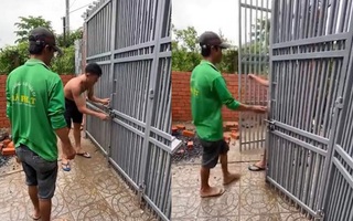 Video hài nhất tuần qua: Chủ nhà bó tay với thợ hàn lắp khóa cổng như không
