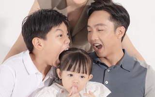 Ảnh vui sao Việt 7-8: Con trai Cường Đôla tinh nghịch