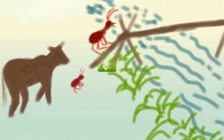 Đố vui: Con kiến cõng con bò qua cầu bằng cách nào?