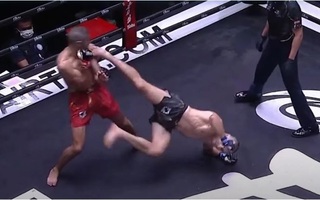 Xem võ sĩ lộn người tung cú đá knock-out 'ngoạn mục nhất lịch sử'