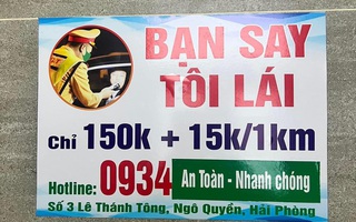 Ảnh vui 24-11: Dịch vụ 'bạn say tôi lái' có giá hợp lý