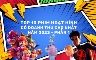 Top 10 phim hoạt hình có doanh thu cao nhất năm 2023 - Phần 1