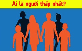 Ai là người thấp nhất?