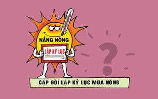 Cặp đôi lập kỷ lục mùa nắng nóng