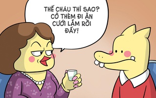 Cô thèm đi ăn cưới lắm rồi đó!