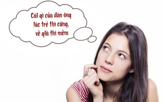 Câu đố hack não: Cái gì của đàn ông lúc trẻ thì cứng, về già thì mềm