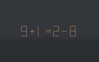 Thử tài IQ: Di chuyển một que diêm để 9+1=2-8 thành phép tính đúng