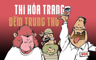 Té ngửa với giải nhất cuộc thi hóa trang Trung thu 2023
